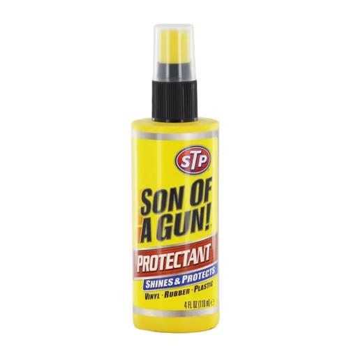 Sam's Accessories STP Son of A Gun Protectant - Protects, Enhances and Restores - Vinyl, Rubber, Wood, Leather, Plastic :118ml