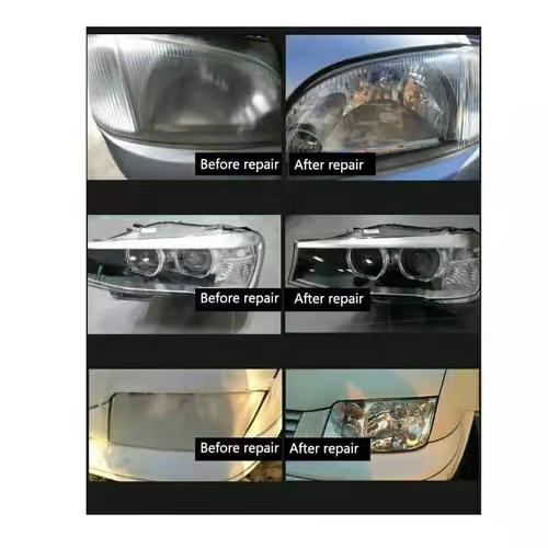 Sam's Accessories Car Headlight Preparation Set, Headlight Lens Recovery Oxidation Yellow Scratch Vage Restore Polishing Cleaning Tools polish kit
