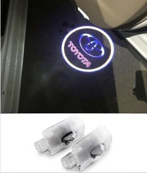 Sam's Accessories Car Door Light, 2pcs 12V Car LED Door Light Lamp Projectors Projection Courtesy Puddle Welcome Light for Toyota