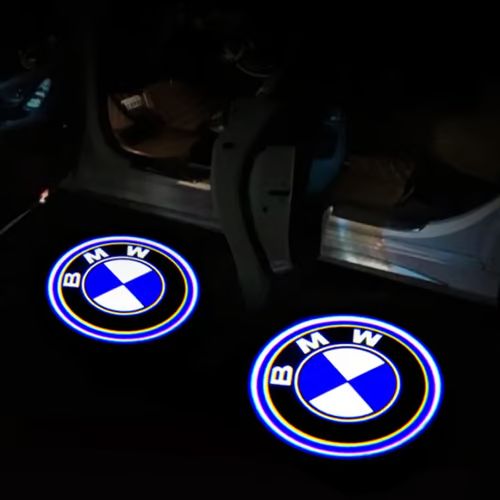 Sam's Accessories 2X Car LED Door Sign Projector Welcome Light Compatible with BMW X1 X3 X5 X6 E84 E83 F25 M3 E90 E91 E60 F15 F16 E70 F30 F10 E63 E67 E87