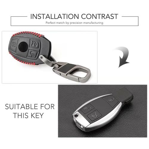 Sam's Accessories Mercedes Benz leather carbon key cover