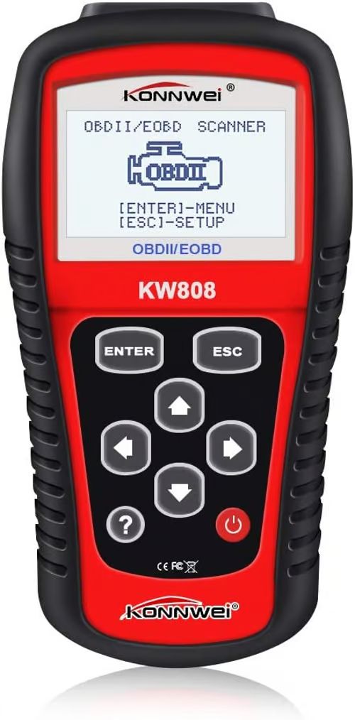 Sam's Accessories The KONNWEI KW808 OBD2 Reader is a universal car computer fault code reader