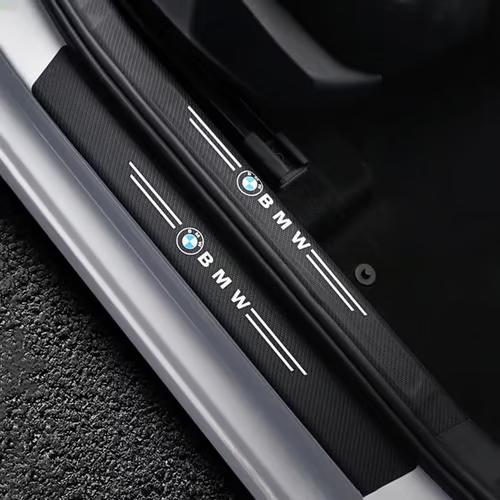 Sam's Accessories 4pcs Carbon CAR DOOR SILL PROTECTOR
