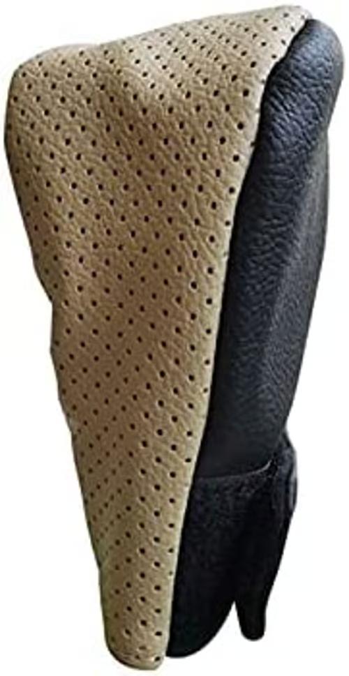 Sam's Accessories Gear Shift Knob Car Gear Shift Knob Cover Black Auto Parts Car Stall Anti-slip Leather Case Driving Control Cover Shift Knob