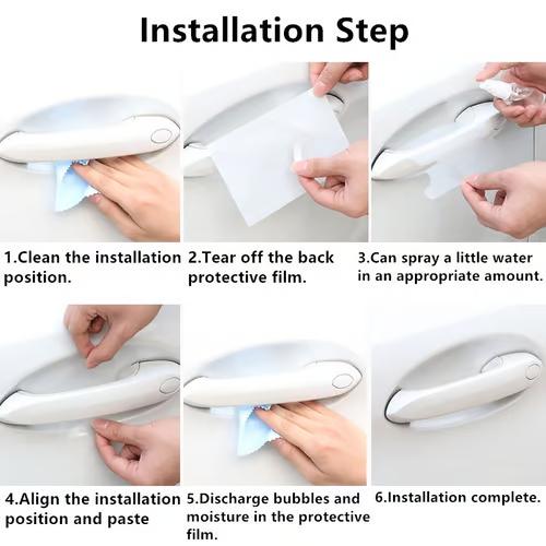 Sam's Accessories Transparent door handle guards