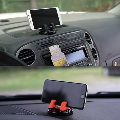 Sam's Accessories Anti-slip Car Silicone Holder Mat Pad Dashboard Stand Mount Phone GPS Bracket yellow