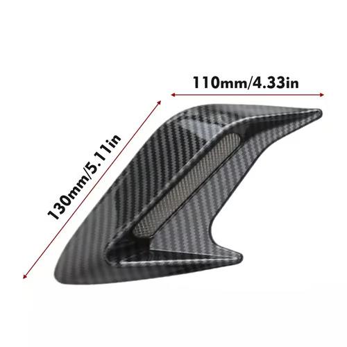 Sam's Accessories Mgaxyff Air Scoop Flow Vent Hood,2x Car Decorative Air Scoop Flow Intake Hood Vent Bonnet Universal DIY Style,Air Flow Vent Hood black color