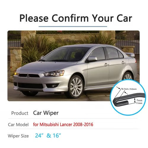 Sam's Accessories Subaru Forester front wiper blades