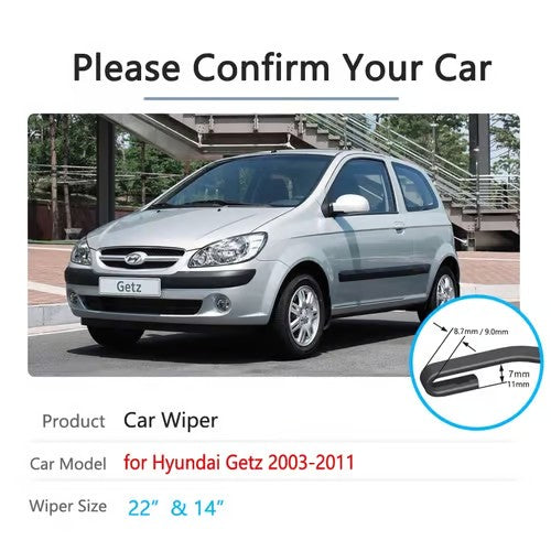 Sam's Accessories  Hyundai Gets front wiper blades