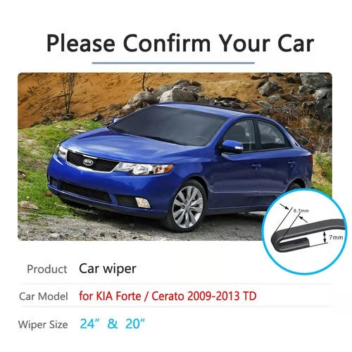 Sam's Accessories Kia cerato forty wiper blades