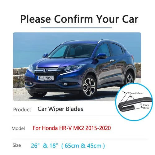 Sam's Accessories Honda HRV front wiper blades