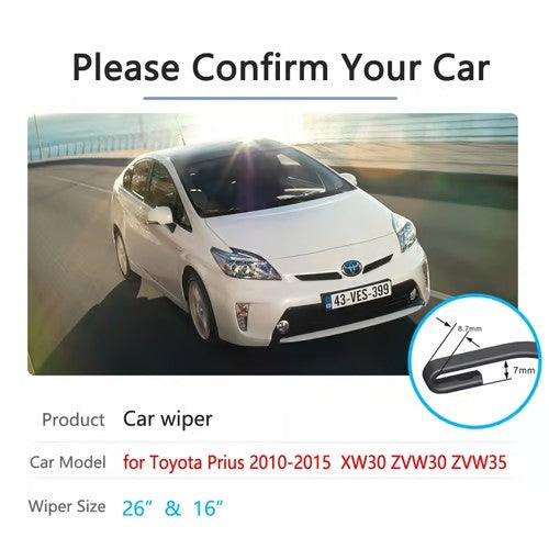 Sam's Accessories Toyota Prius wiper blades