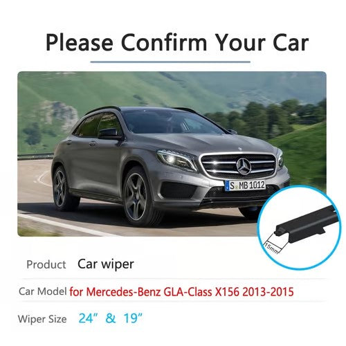 Sam's Accessories Mercedes GLA wiper blades