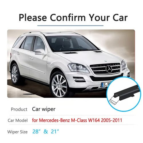 Sam's Accessories Mercedes ML wiper blades