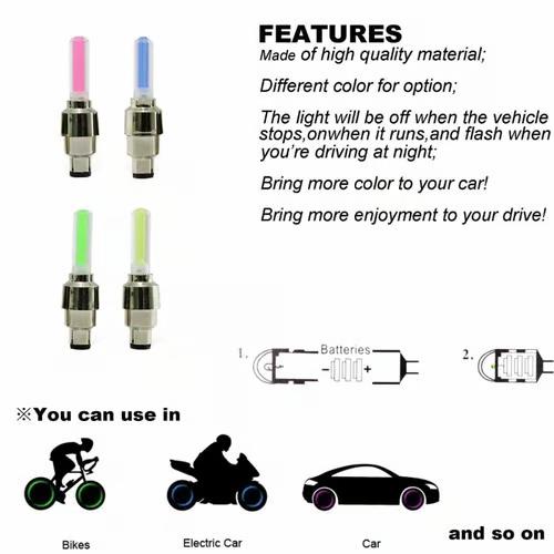 Sam's Accessories flash valve sealing light cap