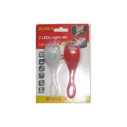 Sam's Accessories bicycle red white led light