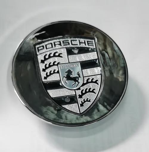 Sam's Accessories Porche center wheel hub cap chrome/black