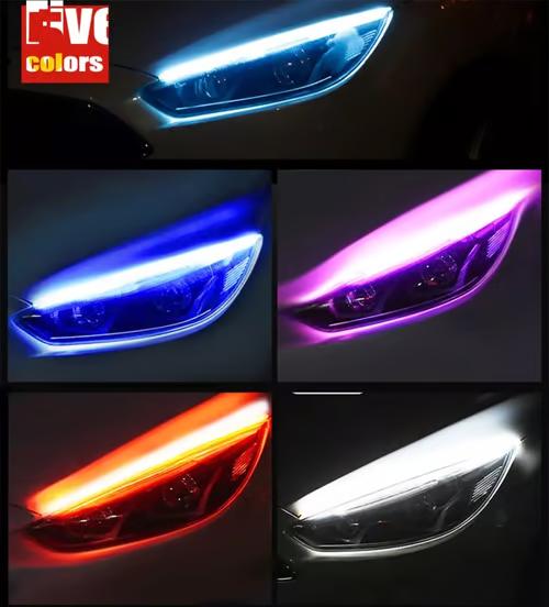 Sam's Accessories RGB running daylight 7 color remote control 45 or 60cm