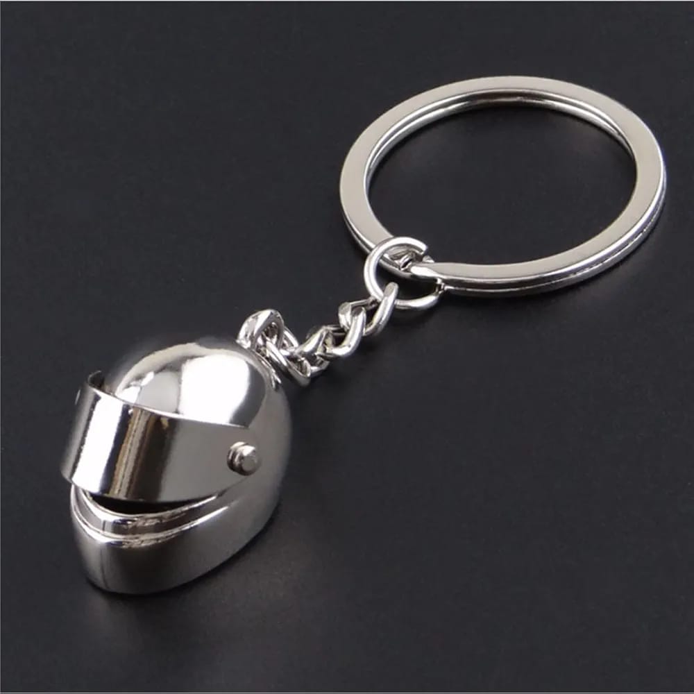 Sam's Accessories Multicolor Mini Motorcycle Helmet Keychain