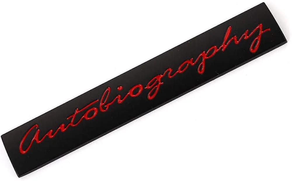 Sam's Accessories 1pc Autobiography Logo Car Sticker Logo Car Badge Decal Compatible with L405 Emblems
