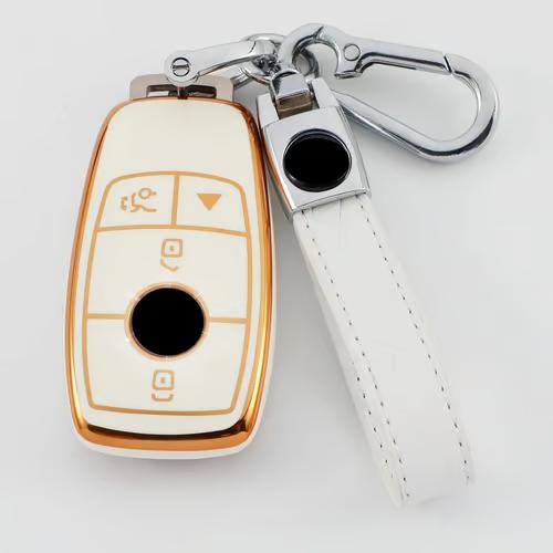 Sam's Accessories Auto 3 4 bottom Cover Case Shell with Keychain forMercedes Benz Ces G Gls Klasse w177 W205 W213 W222 G63 X167 Maybach