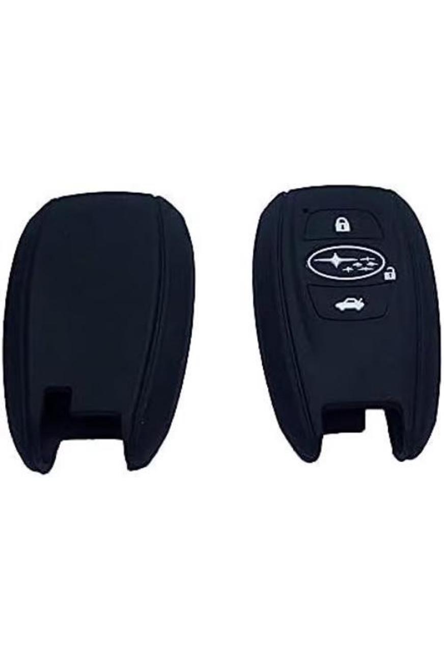 Sam's Accessories Black Protective Silicone Remote Key Cover Case for Subaru