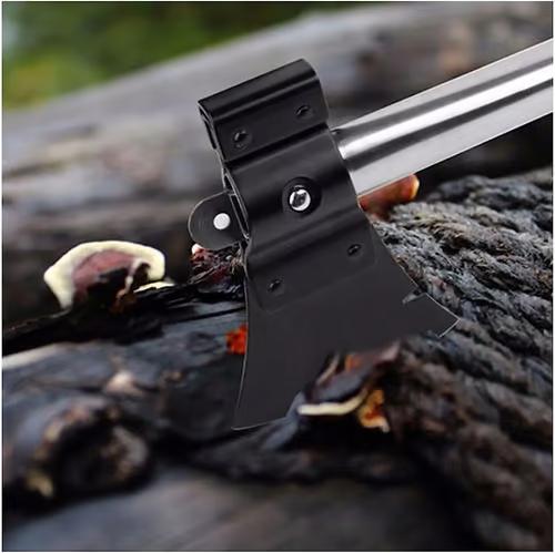 Sam's Accessories 6-in-1 Multi Tool Survival Kit AXE SHOVEL KNIFE SAW HAMMER NAIL PULLER W/ pouch