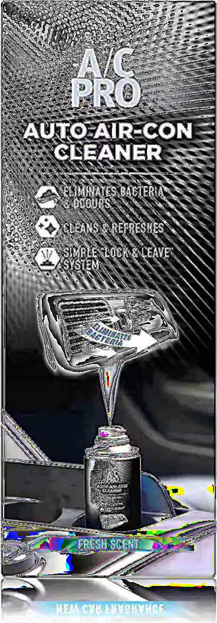 Sam's Accessories A/C Pro Auto Air-Con Cleaner, Cleans Refreshes and Disinfects Air Con System,Fresh Scent, 150 ml