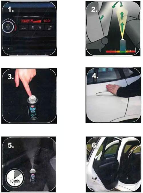 Sam's Accessories A/C Pro Auto Air-Con Cleaner, Cleans Refreshes and Disinfects Air Con System,Fresh Scent, 150 ml