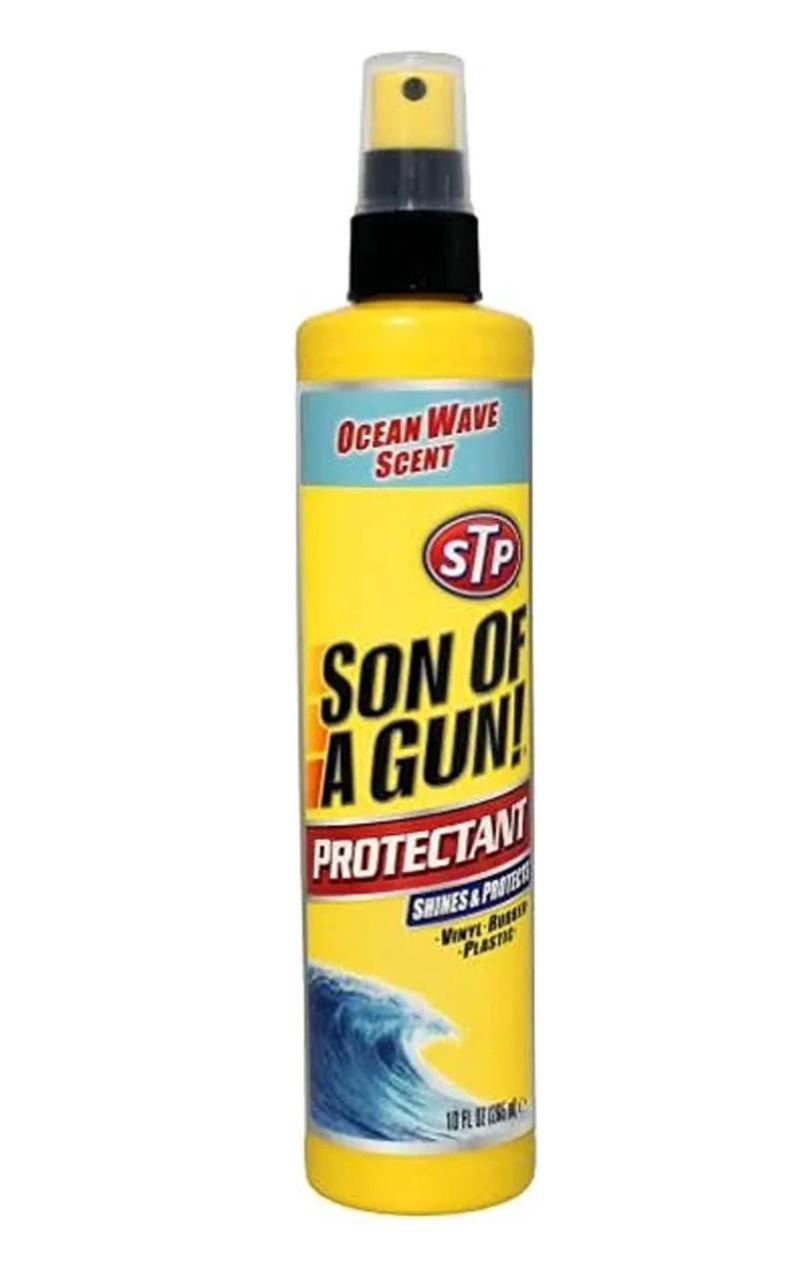 Sam's Accessories STP Son of A Gun Protectant - Protects, Enhances and Restores - Vinyl, Rubber, Wood, Leather, Plastic : 300ml