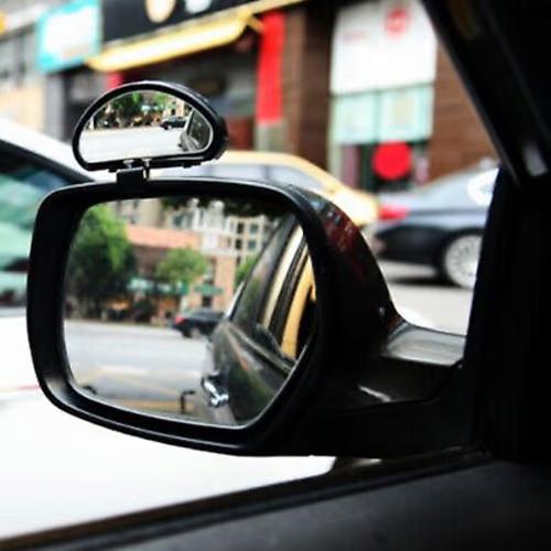 Sam's Accessories 1pc Clip On Rear View Convex Car Parking Wide Angle Auxiliary Blind Spot Mirror
