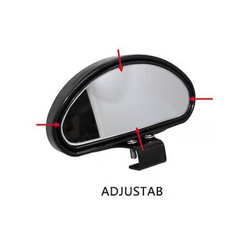 Sam's Accessories 1pc Clip On Rear View Convex Car Parking Wide Angle Auxiliary Blind Spot Mirror