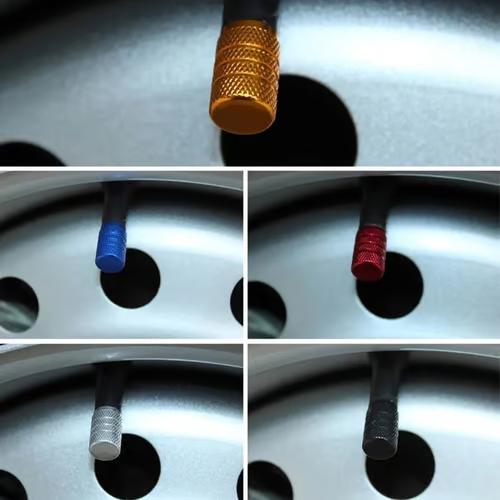 Sam's Accessories 4pcs aluminum Wheel valve cap