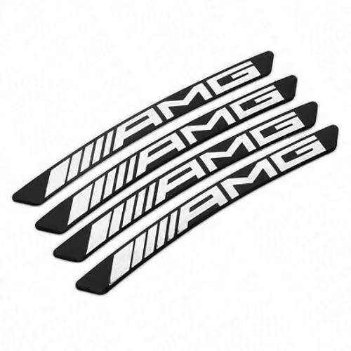 Sam's Accessories 4x Mercedes AMG Edition Sport Wheels Badge 3D Sticker Logo Emblem Decoration