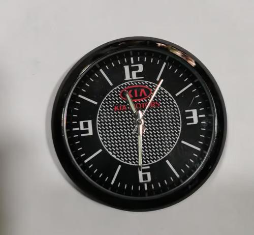 Sam's Accessories 3D Laxury Metal  Analog Clock Watch for Cars black