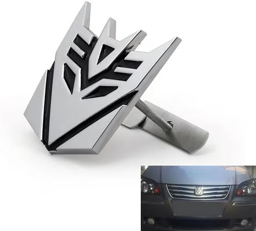 Sam's Accessories Transformers 3D Car Grille chrome Badge emblem