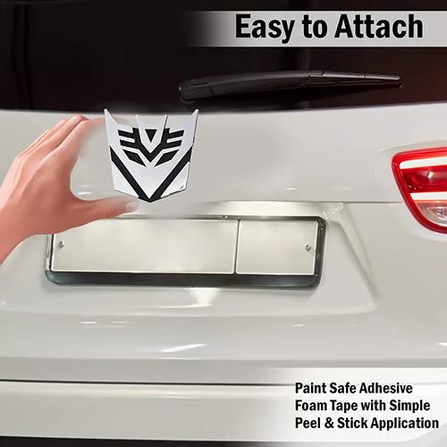 Sam's Accessories Transformers 3D Car Grille chrome Badge emblem