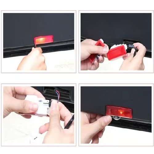 Sam's Accessories For Benz C Class W204 2008-2013 2p Mercedes Car Door Light LOGO Projector Lights