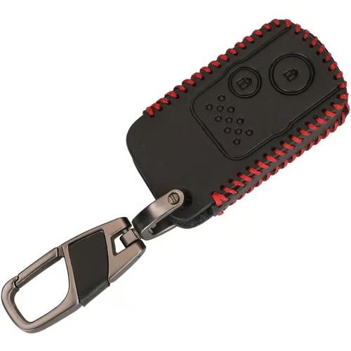 Sam's Accessories Leather carbon key case 2 button for Honda