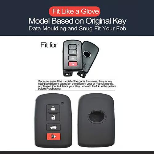 Sam's Accessories Toyota 4 button silicone key cover