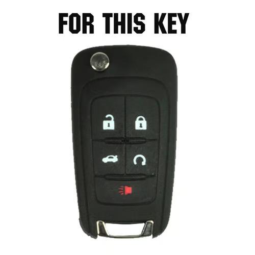 Sam's Accessories Chevrolet 5 Buttons rubber key cover