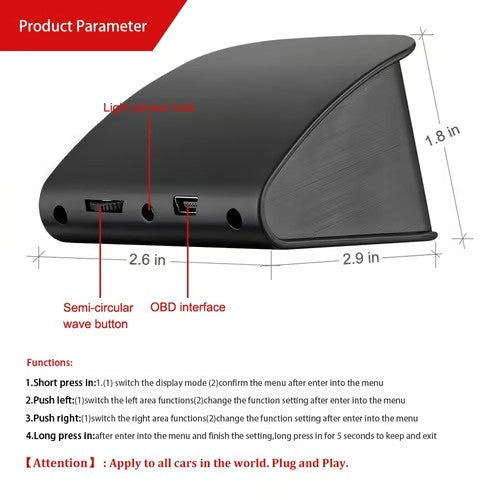 Sam's Accessories T600 gps smart head up display