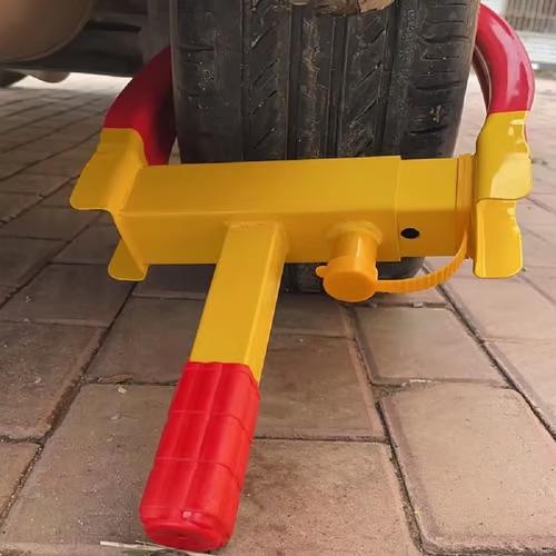 Sam's Accessories Parking Clamp Blocking Wheels Car Lock Thicker Tyres Lock Anti-Theft Wheel Clamp Caravan