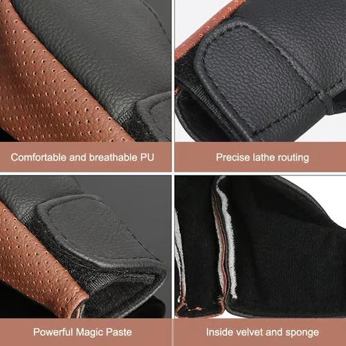 Sam's Accessories Gear Shift Knob Car Gear Shift Knob Cover Black Auto Parts Car Stall Anti-slip Leather Case Driving Control Cover Shift Knob