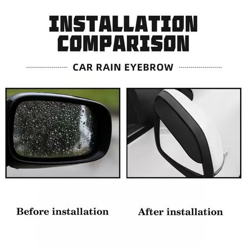 Sam's Accessories 2 PCS Car side Mirror waterproof Sun Visor Rain Eyebrow Auto Car Rear View
