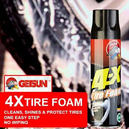 Sam's Accessories 4X Tire Foam - GetSun - Cleans, Shines and Protects Tires