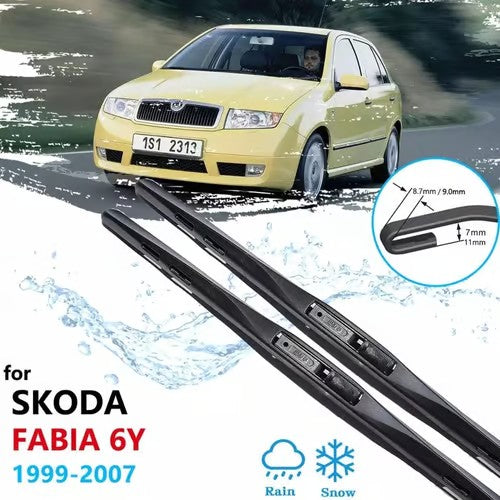 Sam's Accessories Skoda Fabia front wiper blades