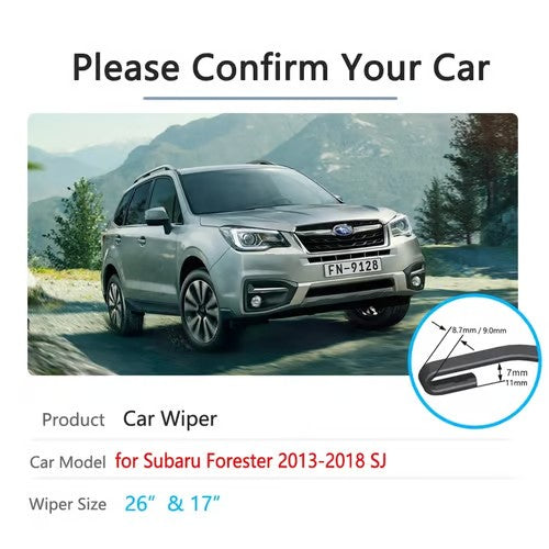 Sam's Accessories Subaru Forester front wiper blades