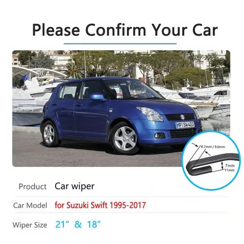 Sam's Accessories Suzuki Swift front wiper blades