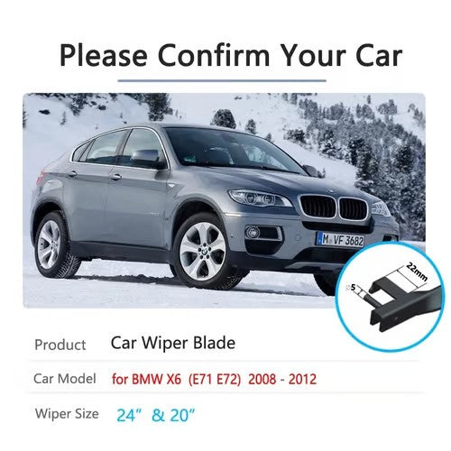 Sam's Accessories BMW X6 front wiper blades